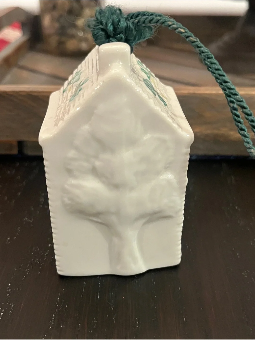 Belleek Georgian House Christmas Bell Ornament